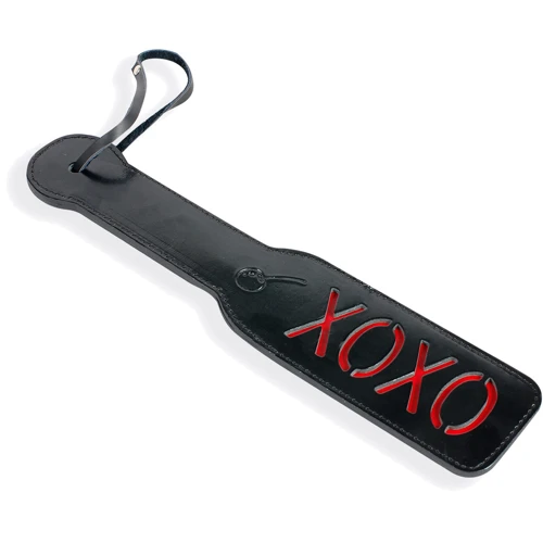 Шлепалка кожаная ХОХО, черный