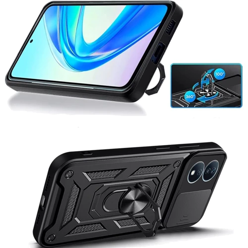 Чохол для телефона BeCover Military Black for Honor X7b (710998): Плівка в комплекті нет