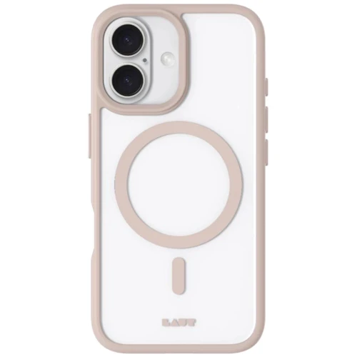 Чехол для iPhone LAUT HUEX PROTECT MagSafe Beige (L_IP24C_HPT_BE) for iPhone 16 Plus