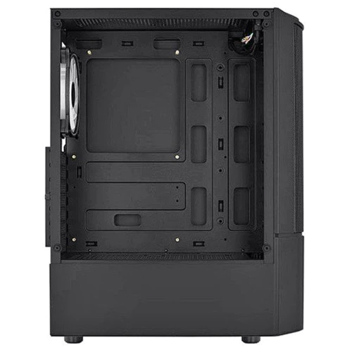Корпус AeroCool Quantum Mesh-G-BK-v2 Black (ACCM-PV31033.11): Материал передней панели пластик и сталь