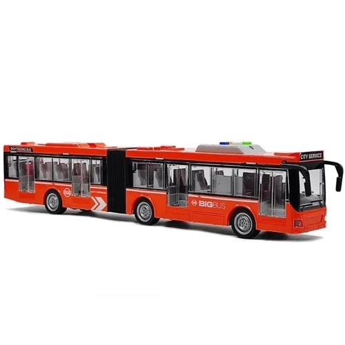 Автобус гармошка Автопром 1:16 2 цвета со световыми и звуковыми эффектами (7950AB)