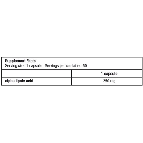 BioTechUSA ALA /Alpha Lipoic Acid/ 50 caps: Форма випуску Капсулы