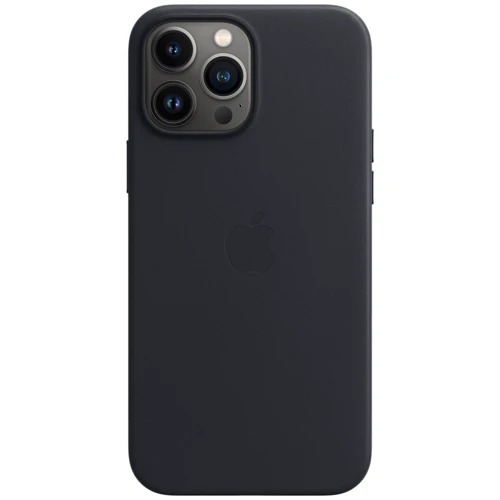 Чехол для iPhone Apple Leather Case with MagSafe Midnight (MM1R3) for iPhone 13 Pro Max: Материалы кожа
