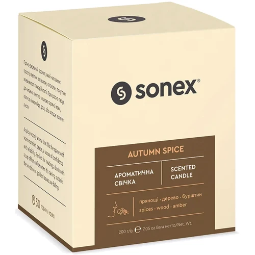 Ароматическая свеча Sonex Autumn Spice (SO102482)