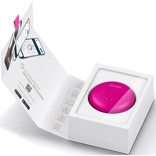 Массажер Звуковой массажер для лица и тела GESKE Sonic Cool & Warm Face and Body Massager 9 в 1 Magenta (GK000699MG01)