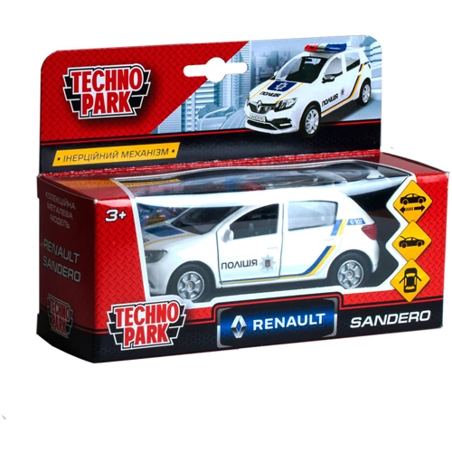 Автомодель - RENAULT SANDERO ПОЛИЦИЯ