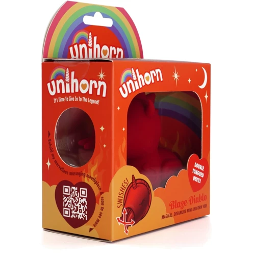 Вібратор-єдиноріжка Unihorn - Blaze Diablo, лагідний язичок