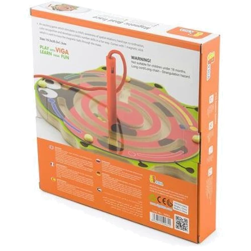 Магнитный лабиринт Viga Toys Божья коровка (59964)