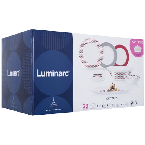 Столовий сервіз Luminarc EVERYDAY SIXTIES 40 предметів (P2178) фото 15