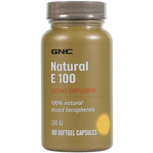 GNC Natural E 100 IU Вітамін Е 100 капсул