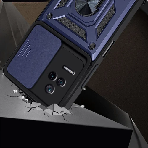 Чехол для телефонов Mobile Case Camshield Serge Ring Blue for Xiaomi Poco F4: Тип накладка на заднюю часть