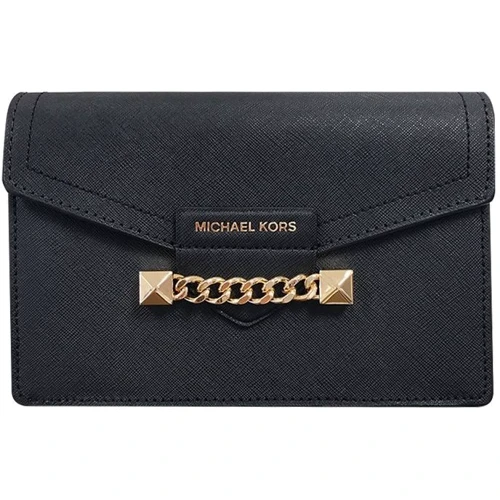 Женская сумка кросс боди Michael Kors черная (192877329589)