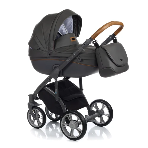 Универсальная коляска 2в1 Roan Bass Eco Dark Grey