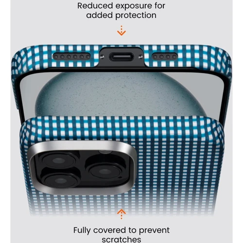 Чохол для iPhone Pitaka Ocean Blue Ultra-Slim Case Ocean Blue (KI1601POCE) for iPhone 16 Pro фото 5