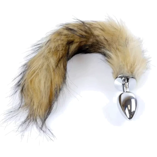 Анальная пробка S с хвостом BOSS of TOYS Boss Series - Fox TAIL Brown XL, BS6400098