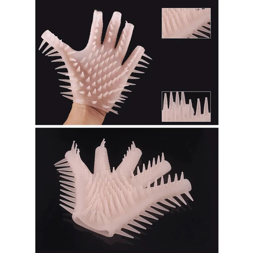 Перчатка с шипами для эротического массажа NDS 9001 (23328)