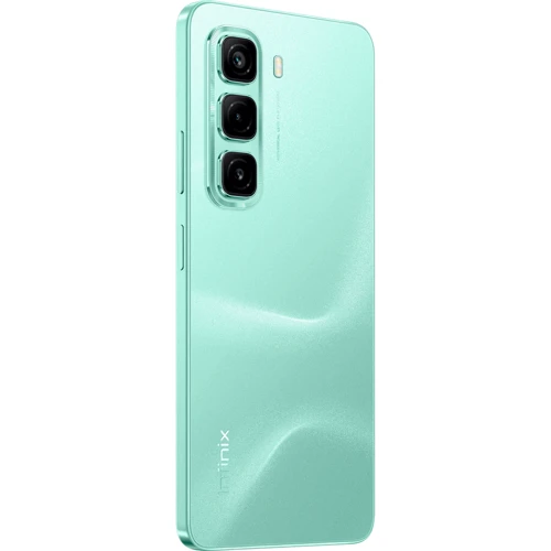 Смартфон Infinix Hot 50 8/256Gb NFC Sage Green (UA UCRF): Камера Тройная 48 МП + 2 МП (f/2.4) + 2 МП / Dual-LED вспышка / HDR / Фронтальная 8 МП + Фронтальная вспышка
