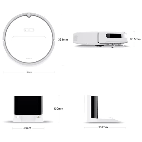 Xiaowa Robot Vacuum Cleaner Lite C10 (C102-02) White Grade B1 фото 4