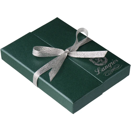 Набір подарунковий Langres Crystal Heart: Ручка кулькова + візитниця, зелений (LS.122008-04): Виробник Langres