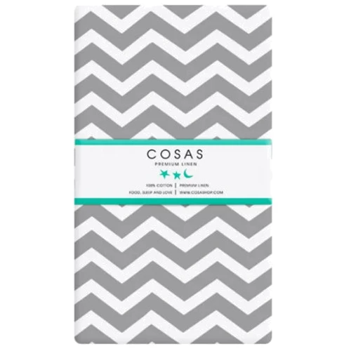 Комплект детского постельного белья Cosas Ranfors Grey Zigzag Grey (4822052039557)