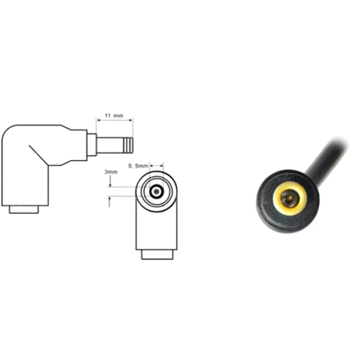 Зарядное устройство Samsung 90W 19V 4.74A 5.5x3.0mm AD-9019 OEM (2152): Напряжение 19V