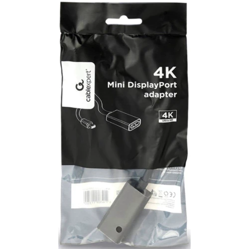 Кабель и переходник Cablexpert mini DisplayPort - DisplayPort (M/F), 0.15 м, Black (A-mDPM-DPF4K-01): Тип кабель