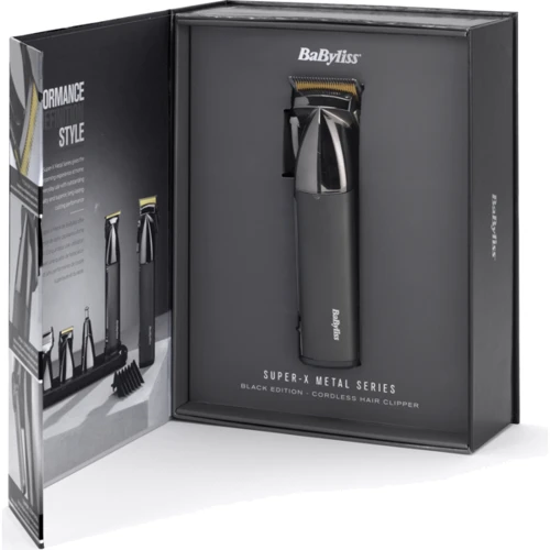 Машинка для стрижки Babyliss Super-X Metal Series E991E: Время работы от аккумулятора 180 минут
