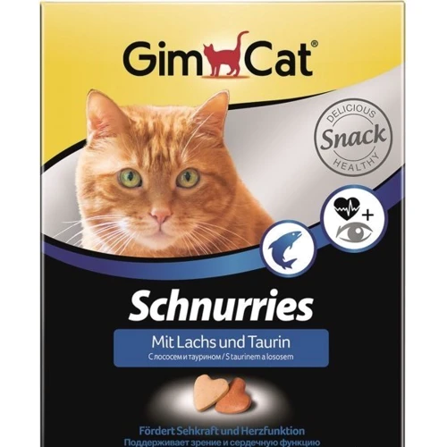 Gimborn GimCat Schnurries Сердечки для котов со вкусом лосося 650 шт. (4002064409382)