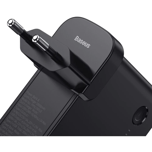 Зарядное устройство Baseus Wall Charger Power Station GaN 2xUSB-C 45W + Power Bank 1000mAh Black (PPNLD-F01): Кабель в комплекте USB-C