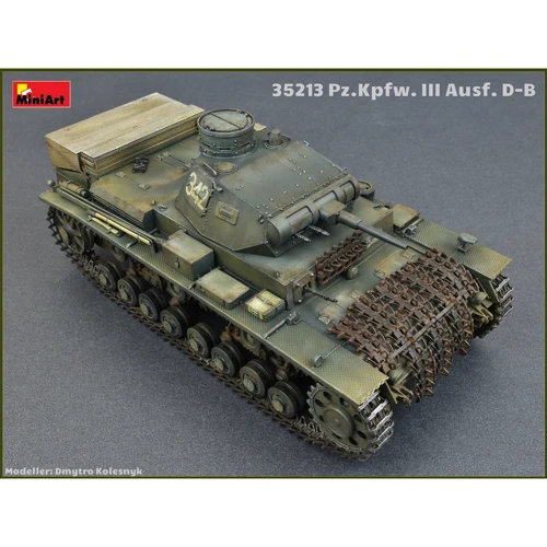Збірна модель MiniArt Німецький танк Pz.Kpfw.III Ausf. D / B. (MA35213) фото 11