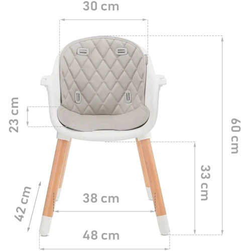 Стільчик для годування Babytiger Tini Gray (BTKTINIGRY0000)