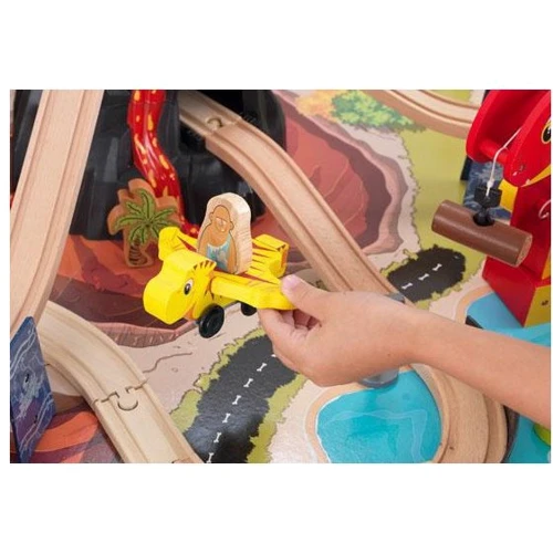 Залізниця KidKraft Dinosaur Train Set and Table (17961) фото 7