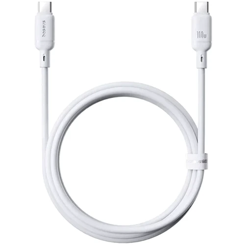 Кабель Baseus Cable USB-C to USB-C Silky Series 100W 1m White (P10377704213-00) фото 5