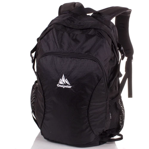 Мужской рюкзак Onepolar черный (W1798-black): Тип ручки Плечевой ремень, Короткая ручка