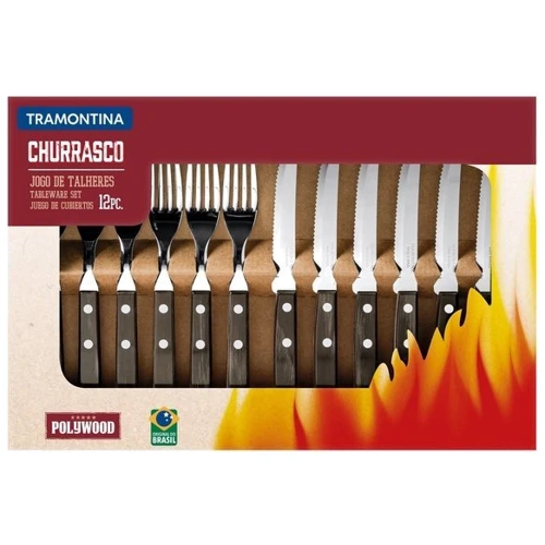 Набор для барбекю Tramontina Barbecue Polywood 12 пр. (21199/903) фото 5