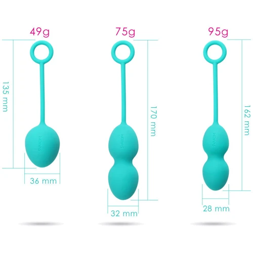 Svakom - Nova Kegel вагинальные шарики со смещенным центром тяжести, зеленый