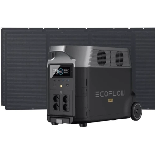 Комплект EcoFlow DELTA Pro 3600Wh 3600W + 2х400W Solar Panel (BundleDP+2SP400W): Емкость аккумулятора, Вт/ч 3600