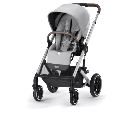 Прогулочная коляска Cybex Balios S Lux SLV Lava Grey с бампером (522002549)