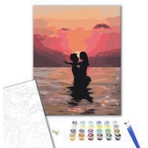 Картина по номерам Brushme Влюбленные на закате 40x50 см (BS37563): Производитель Brushme