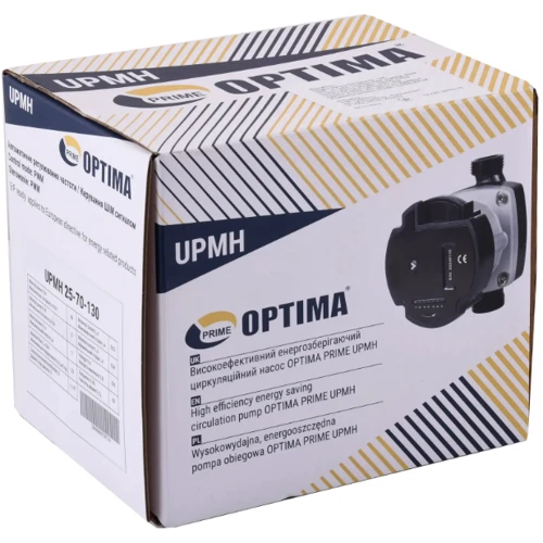 Насос циркуляційний енергозберігаючий Optima PRIME UPMH 25-70AUTO: Висота подачі, м 7