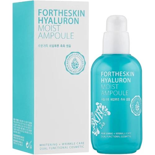Fortheskin Hyaluron Moist Ampoule Сыворотка для лица с гиалуроновой кислотой 3х100 ml