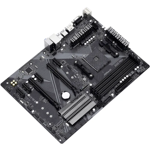 ASRock B450 Pro4 R2.0: Роз'єми на платі SATA 3.0, M.2