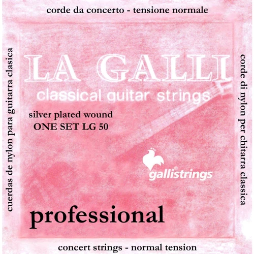 Струна для гитар Струны для классической гитары Gallistrings LG50 NORMAL TNS
