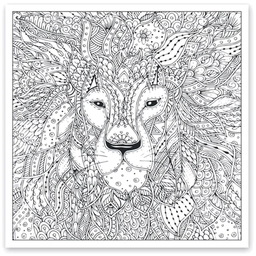 Розмальовка-антистрес Santi Світ тварин 20 сторінок (742911)