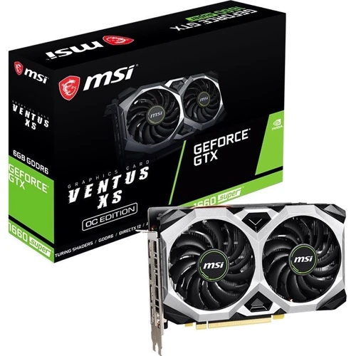 Видеокарта MSI GeForce GTX 1660 SUPER VENTUS XS OC 6GB LHR