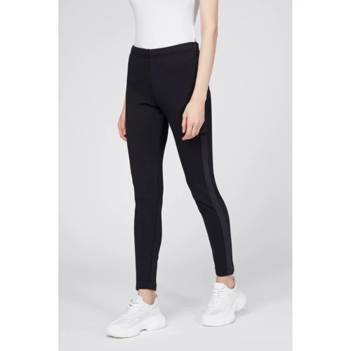 Спортивні штани CMP Woman Long Pant 30M0226-U901 44 (36) чорні: Склад Еластан, поліестер
