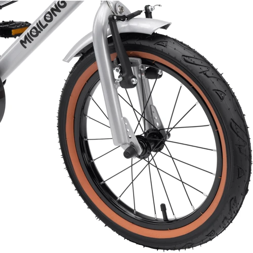 Дитячий велосипед Miqilong ST 16" сріблястий (RBB-ST16-SILVER)