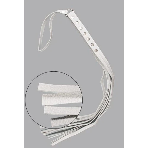 Флогер S&M Fancy Leather Floger White