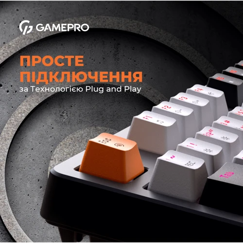 Клавиатура GamePro MK170B (Red) с Hot-Swap RGB Black фото 11