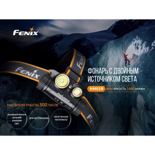 Ліхтар туристичний Fenix HM65R + ліхтар універсальний Fenix E-LITE фото 12
